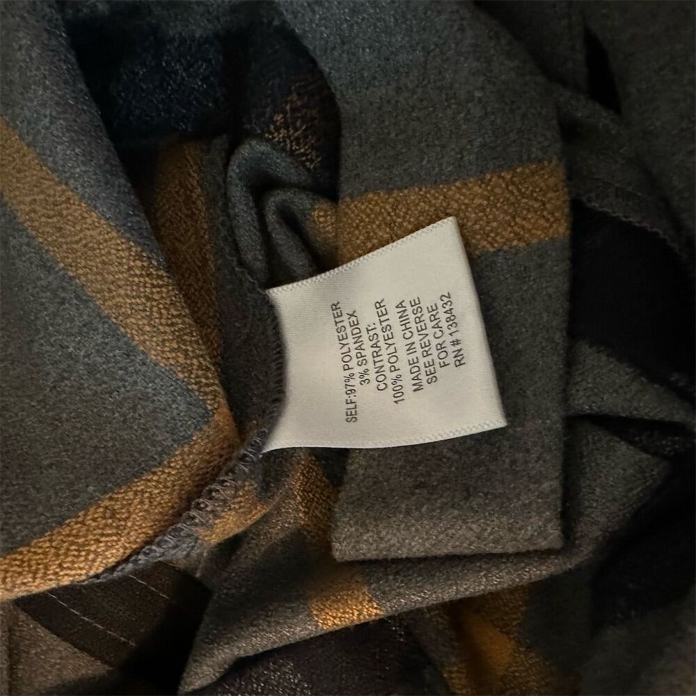 ModCloth Plus Size 1X Gray Plaid Sleeveless Jumpsuit Casual Fall - Picture 6 of 6